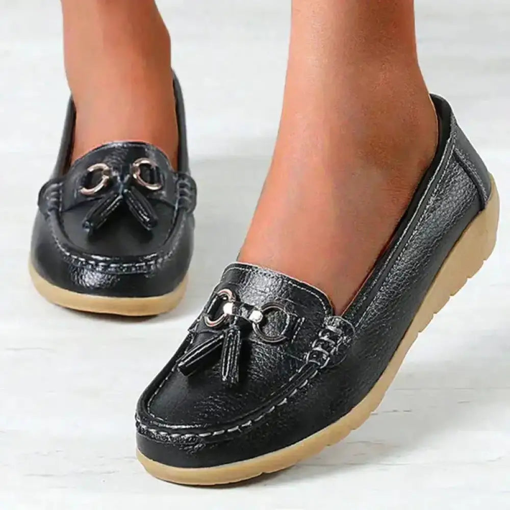 Cozy Ortho Walk Loafers Black / 38 shoes woman