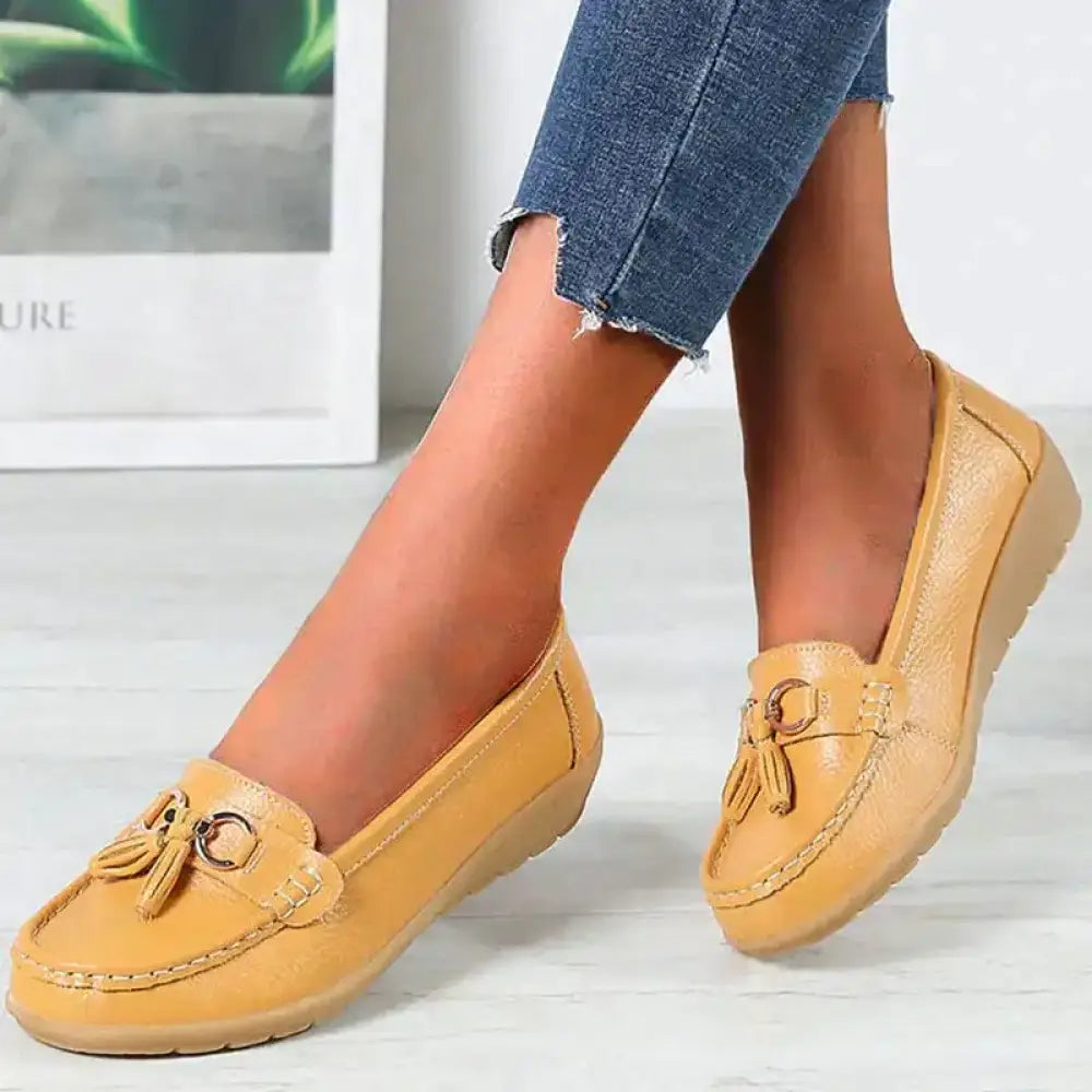 Cozy Ortho Walk Loafers Gold 2 / 41 shoes woman